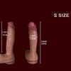 Extra Long Huge Thick Dual Density Dildo with Suction Cup, Realistic Giant Curved Soft Silicone Dildo, G-Spot and Anal Sex Toys for Men and Women
