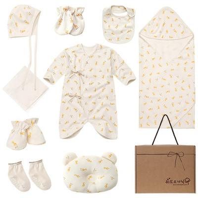 Com 10 tipos orgânicos de presentes de bebê girafa para recém-nascidos, produtos coreanos para bebês