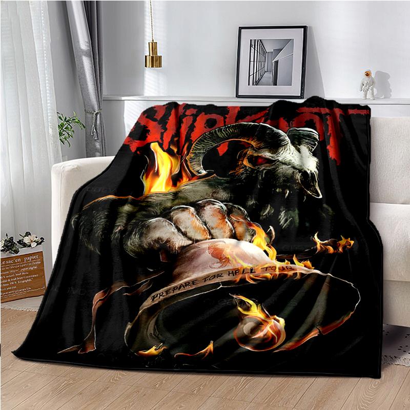 Coperta con Motivo Heavy Metal per Bambini Divano Letto Casa Viaggio Picnic Escursionismo Coperta Super Morbida in Flanella Regalo di Compleanno
