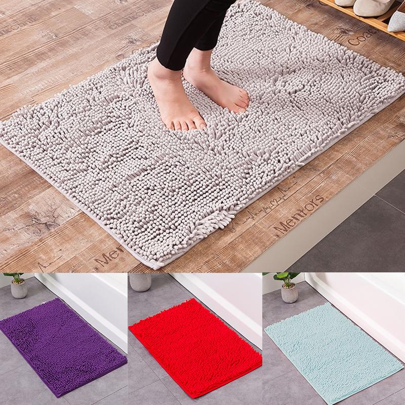 Poisson Motif Paillasson Tapis Salle de Bain Peluche Anti-dérapant Bain Salon Wc