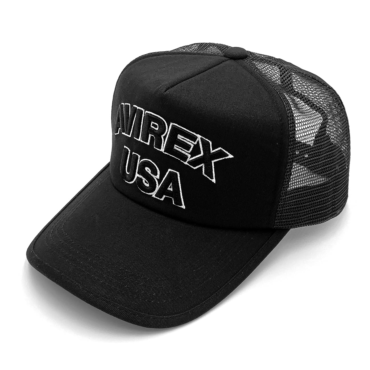 

Avirex Mesh NUMBERING Plus Sizes BLACK Men s Cap, USA, 57-59cm, 62-64cm (57.0-59.0 cm, (USA))