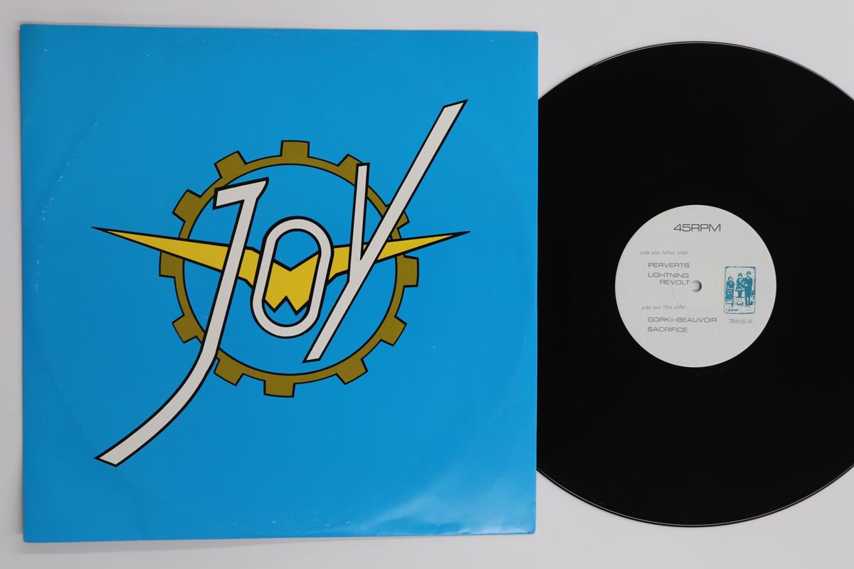 

12inch Record JOY - Perverts / Lightning Revolut / Gork TRANS19 TRANSRECORDS 1987 Japan Japanese Pop/Rock Used