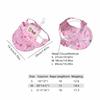 Cute Floral Print Pet Floral Sun Hat with Ear Holes Lightweight Dog Hat Comfortable Breathable Pet Headwear Photo Shooting
