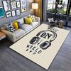 Music On World Off Design suitable as a non-slip mat for the living room or bedroom sofa