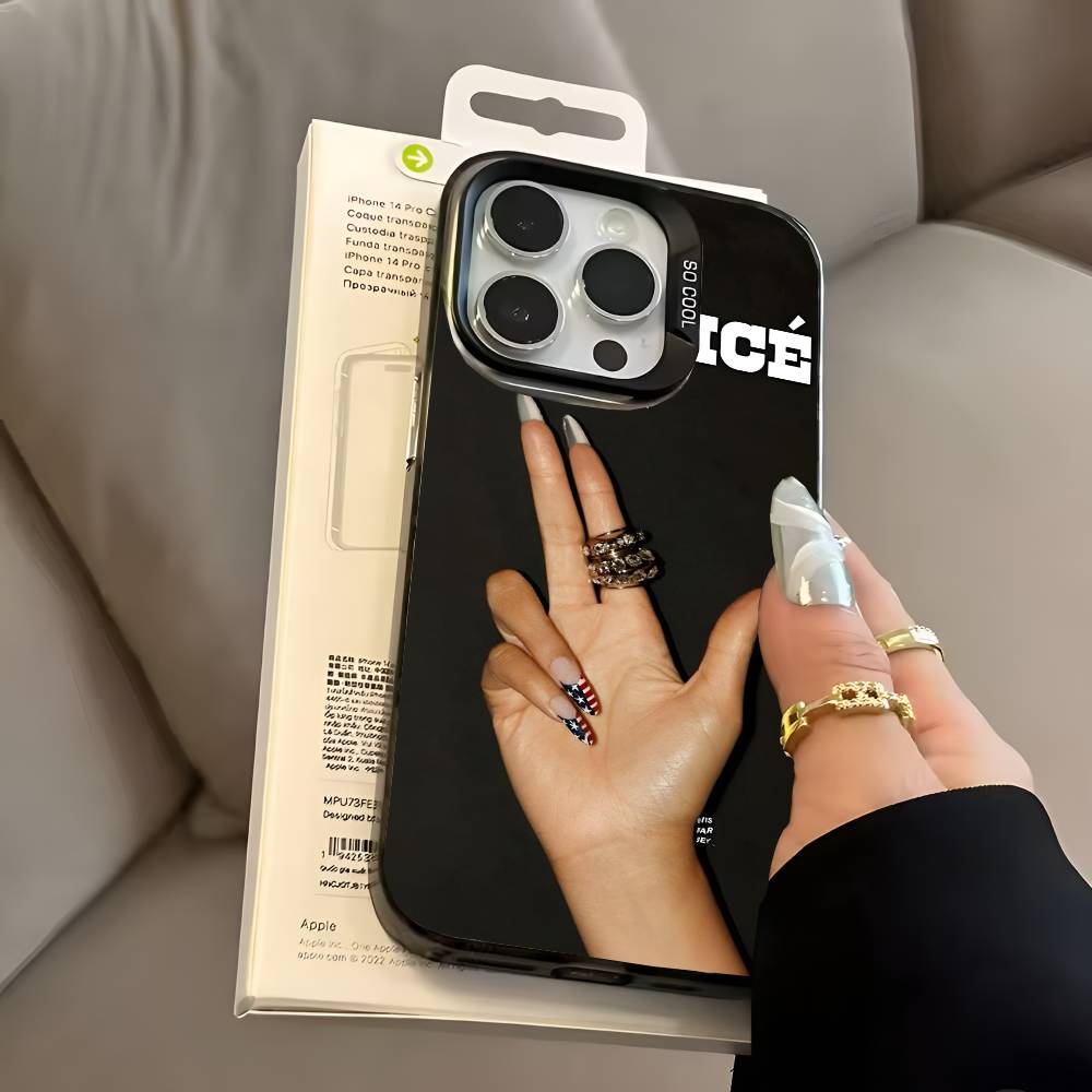 Singer B-Beyonce phone case for iPhone 17 17Air 16 15 14 13 12 11 Pro Max Plus Colorful Silver