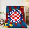 HNK Hajduk Split Coperta Portatile/Coperta Morbida Coperta da Letto Adatta per Viaggi Campeggio Soggiorni Uffici Divani Regali per Fan