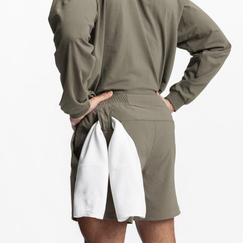 Men Loose Quick Dry Sports Fitness Knee Length Basketball Athletic Shorts