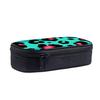 Pink Leopard Print Layered Fabric Pencil Case 3D Cartoon Pen Bag Best Gift for Boys/Girls School & Office Use
