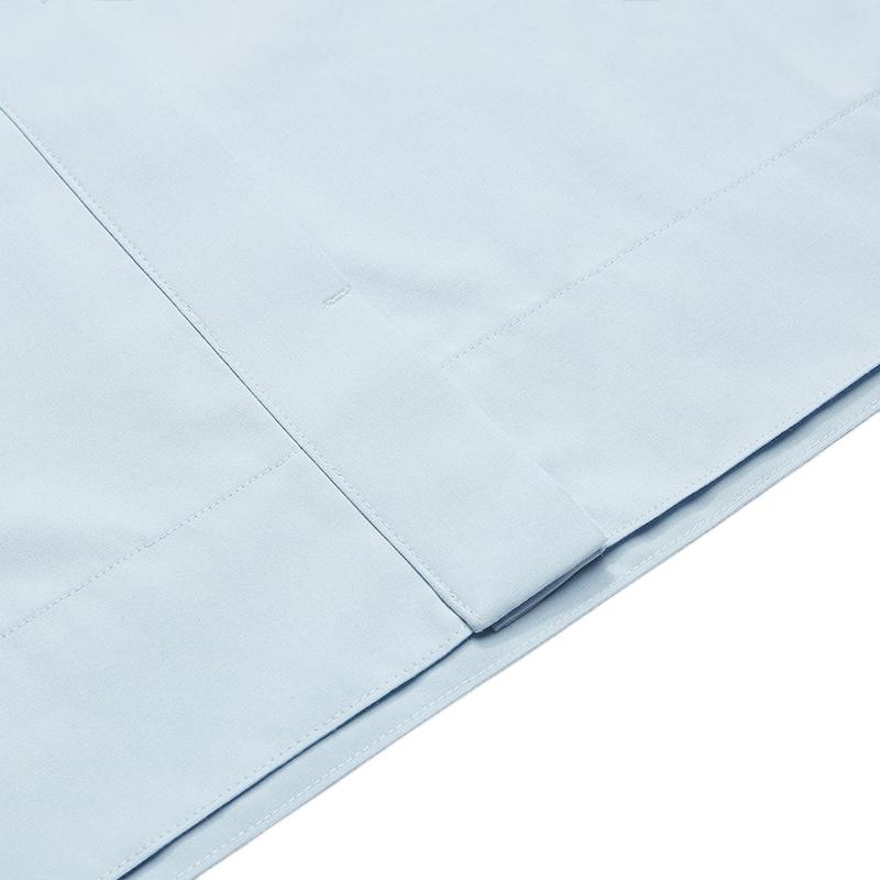 Fila Heritage Classic Simple Stretch Comfortable Loose Woven Long Sleeve Shirt Women Shirts F11W548406FLB