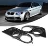 2pcs Front Bumper Foglight Cover Dual Holes Car Accessory Fit for E46 M3 2001‑2006