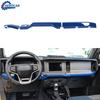Center Console Dashboard Cover Decor Trim Strip for Ford Bronco 21-25 Blue Parts