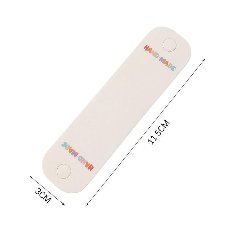 50Pcs Hair Clip Half Folded Card Hair Accessories Cardboard Display Card Labels Hair Rope Packaging Hanging Tag Cardboard Label