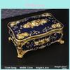 Elegant European Jewelry Box With Mirror For Wedding Gift And Storage