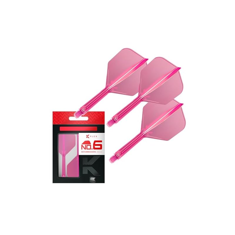 TARGET K-FLEX FLIGHT NEON SHAPE/NO6 (Neon Color Shape) (Pink, 26mm)