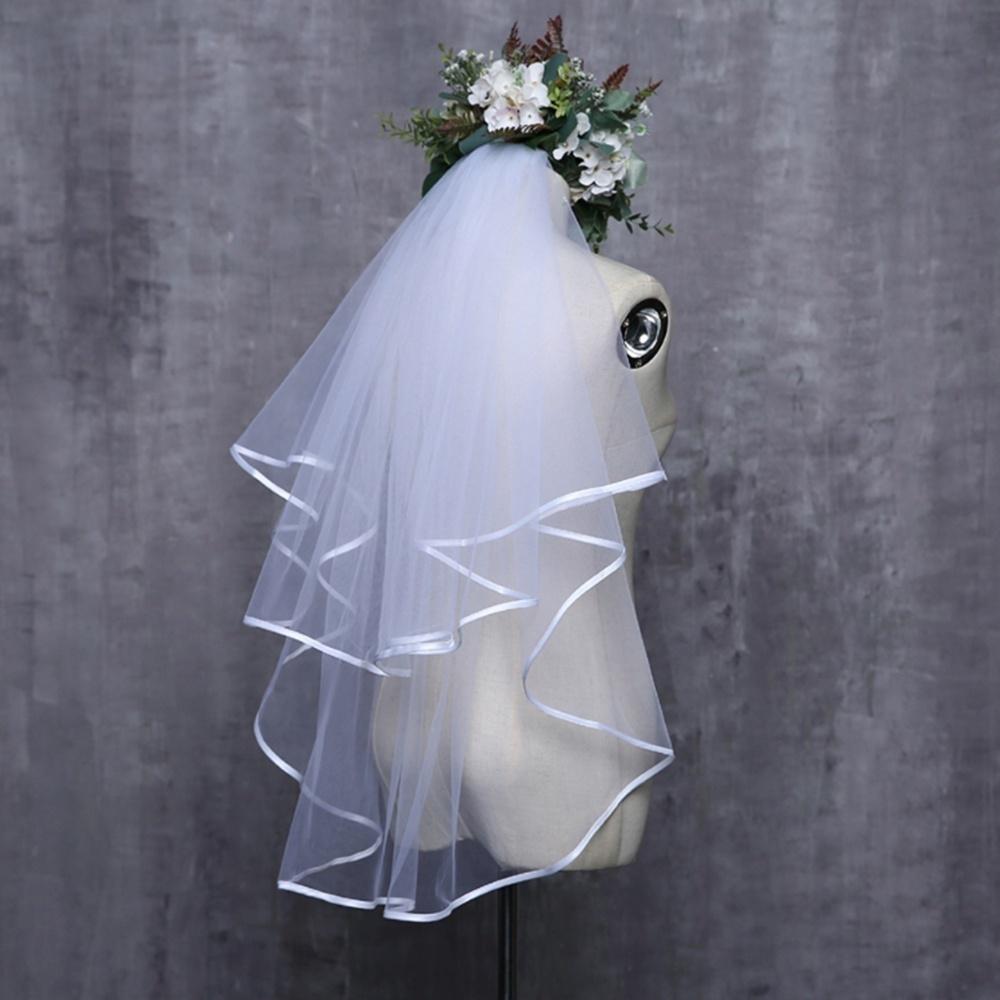 Amazon Velos De Novia Con Diadema Diadema De Novia, Elegante