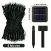 8 Modes Solar LED String Lights 50/100 LEDs, Waterproof Fairy Lights for Outdoor Garden Christmas Party, Wedding Decoration