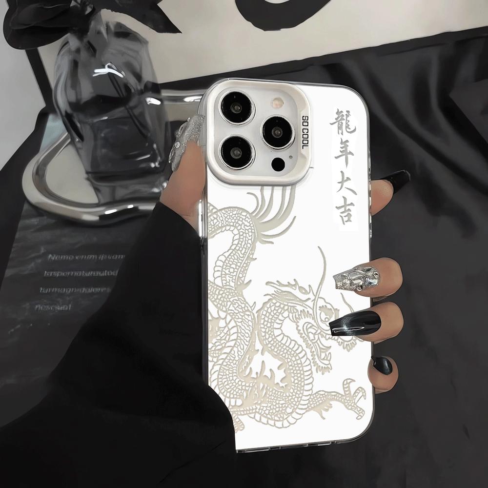 Phone Cover Case for iPhone 17 Pro Max 16 15 13 14 Plus 11 17e Air 12 Pro Cool Creative Dragon