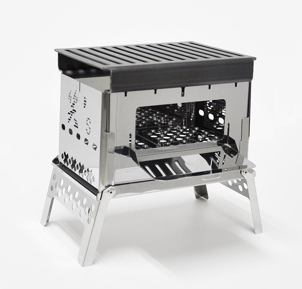 Compact Bonfire Grill Set Wara's B-6-kun 4-Piece / SHO-0004-10-25-38