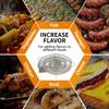 8-Zoll-Spiral-Kaltrauchgenerator für BBQ-Grill oder Smoker, Edelstahl-Pellet-Räucherschale für Heiß- und Kalträuchern, Ideal zum Räuchern von Lachs