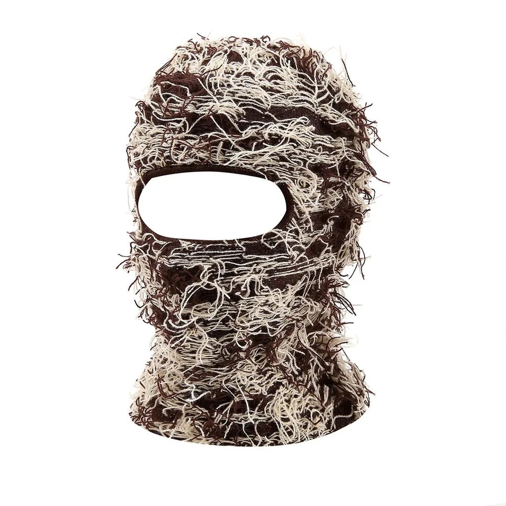 New Full Face Cover Ski Mask Hat 3 Holes Balaclava Army Tactical CS Windproof Knit Beanies Bonnet Winter Warm Unisex Cap