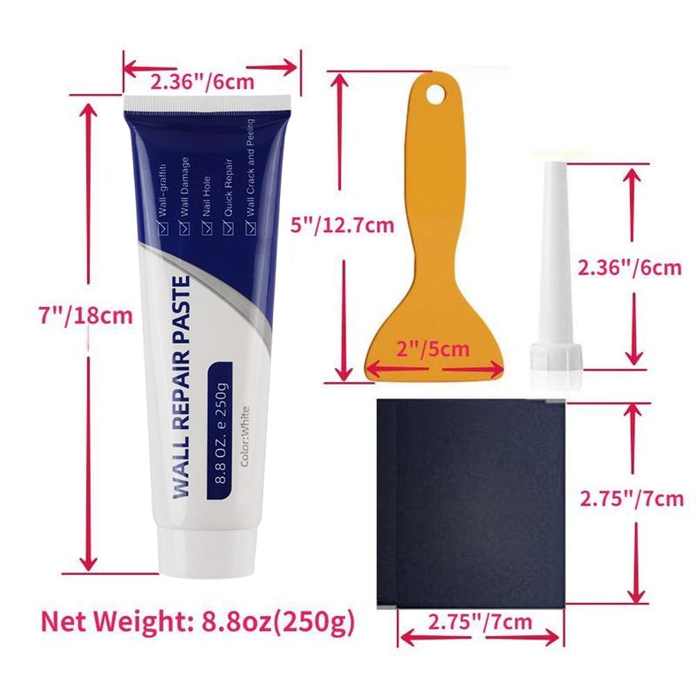 Wall Fix Mending Agents Dry-wall Repair Kit Tile Grout Wall Repair Cream With Scraper Paint Valid Mouldproof Quick-Drying Patch