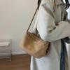 Leisure Bag Korean Style Casual Bag Fashion Bag CanvasShoulder Bags Women Girl Lady Purse Crossbody Bag Large Capacity  Khaki