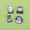 Adorable Cat and Dog Doctor Brooch - Animal Clinic Style