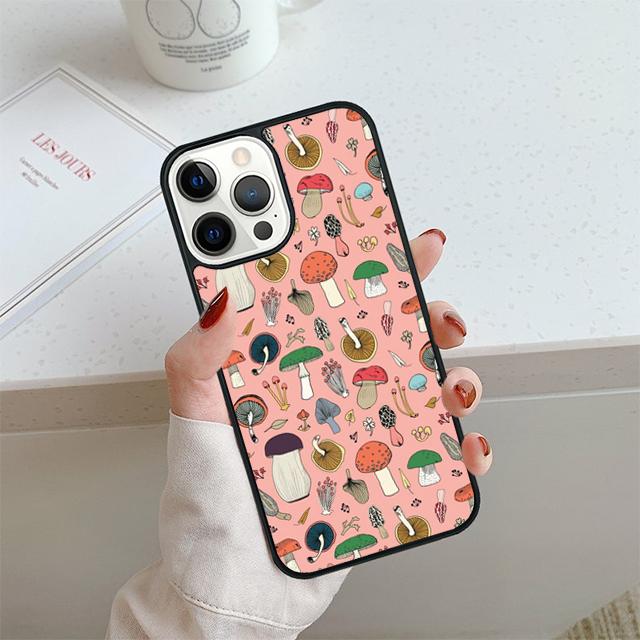 Mushroom Forest Celular Mobile Smartphone Cases For iPhone 17 Air 16 14 12 13 11 Pro MAX Plus Coque Fundas