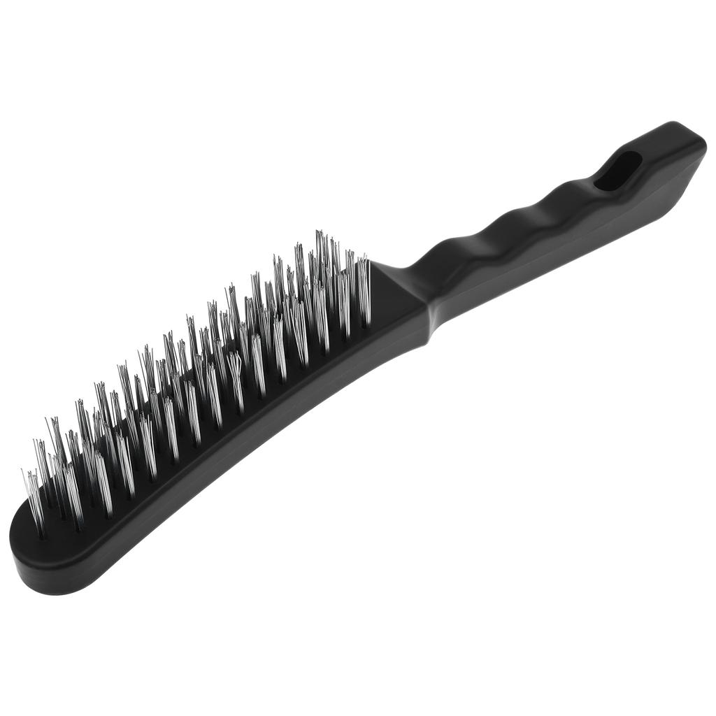 Galvanized Steel Wire Brush for Cleaning Rust Removal Welding Slag Paint with Ergonomic Handle Metal Wire Brush