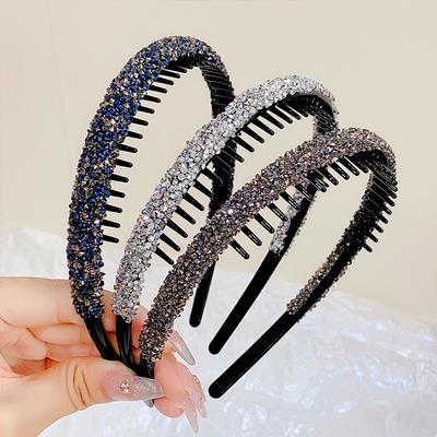 Damen Strass Antirutsch Haarband Für Damen Süße Haardekoration Kristall Stirnband Haarband Reifen Mode Haaraccessoires