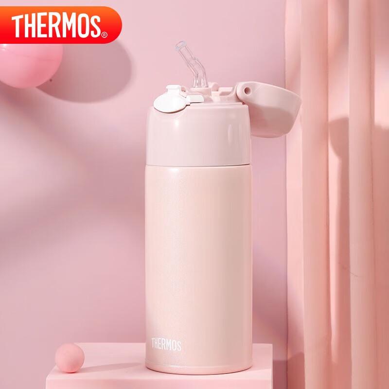 Thermos Термобутылка для детей с трубочкой, 400 мл