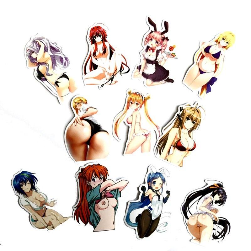 70 Sexy Kaninchen Mädchen Cartoon PVC Wasserdichte Aufkleber Gepäck Skateboard Dekorative Aufkleber