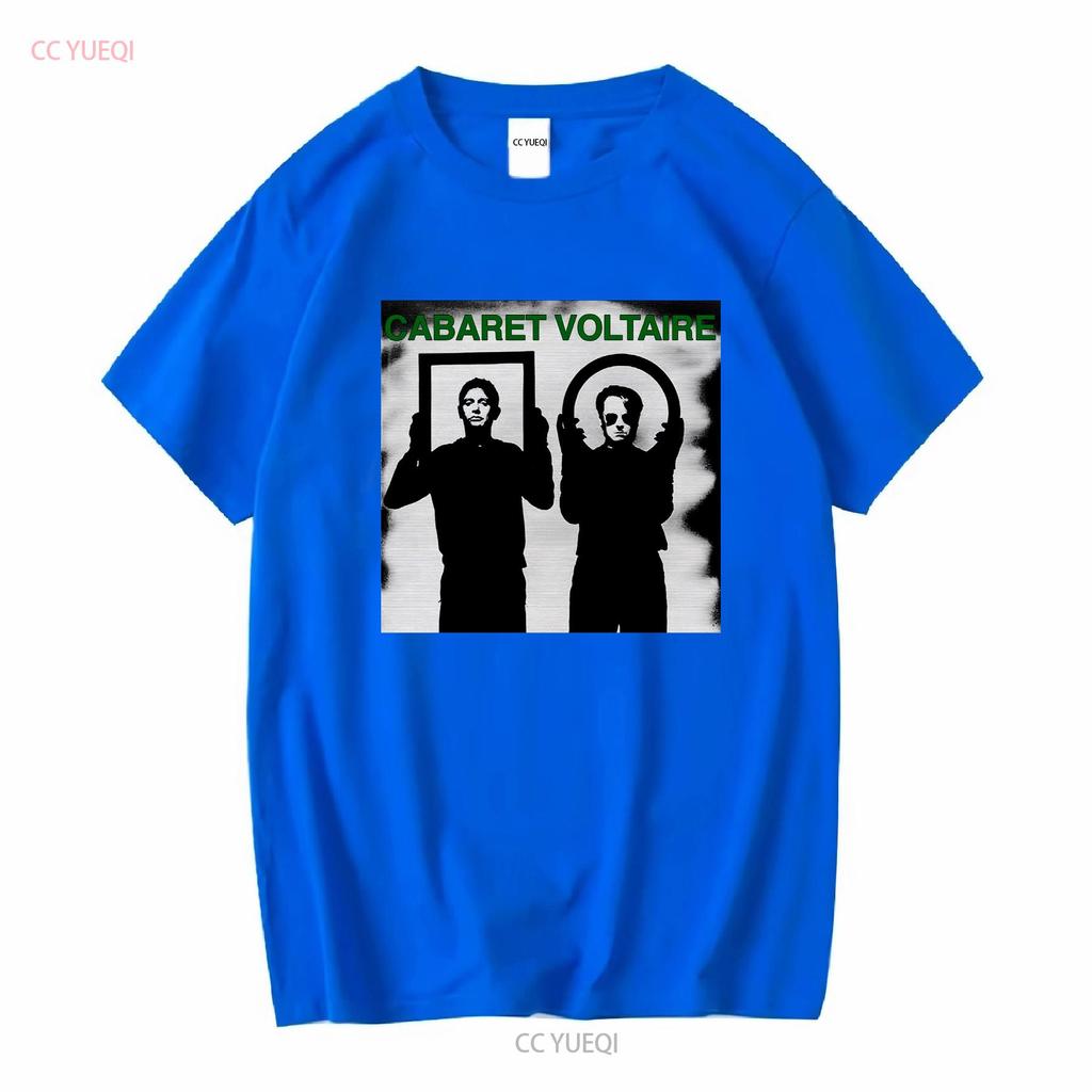 Cabaret Voltaire T-Shirt Industial Postpunk lange oder kurze Ärmel vintage Gewaschen Lässig Dehnbar homme Mode