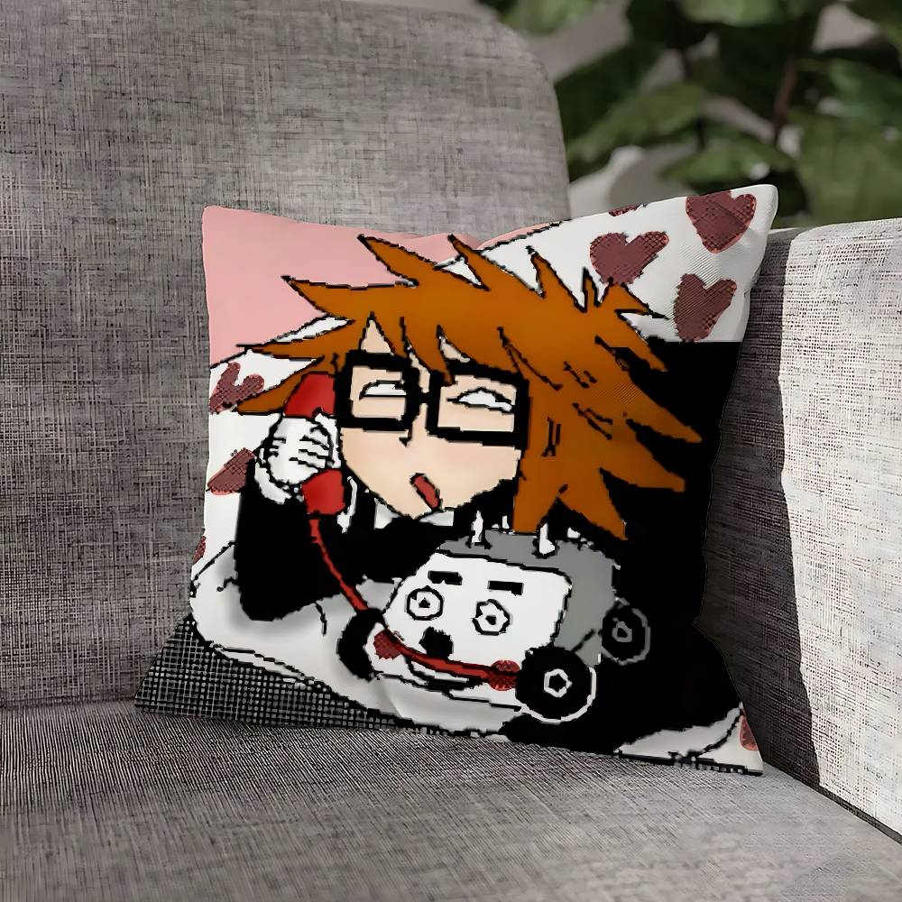 

R-Randal I-Ivory R-Ranfren Pillow Case For Sofa Decor Car Office Room Printing Cushion Cover Decorations and Protector 16x16Inch