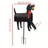 Niedliche Dackel-Briefkasten-Gartenspieß-Dekoration Bauernhaus-Briefkasten Entzückender Hundewelpen-förmiger Briefkasten Außendekoration Briefkasten