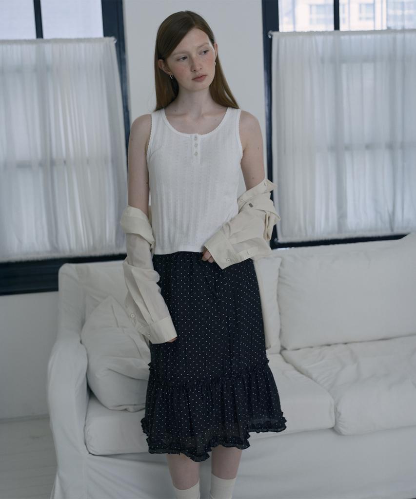 Jucy Judy Dot Frill Tiered Skirt J1Sk322E