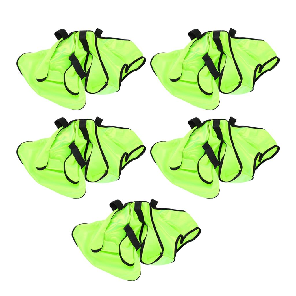 5 SZT Kamizelki Treningowe dla Dzieci Bez Rękawów Kamizelki do Ćwiczeń Okrągły Dekolt Team Tank do Sportów Piłkarskich