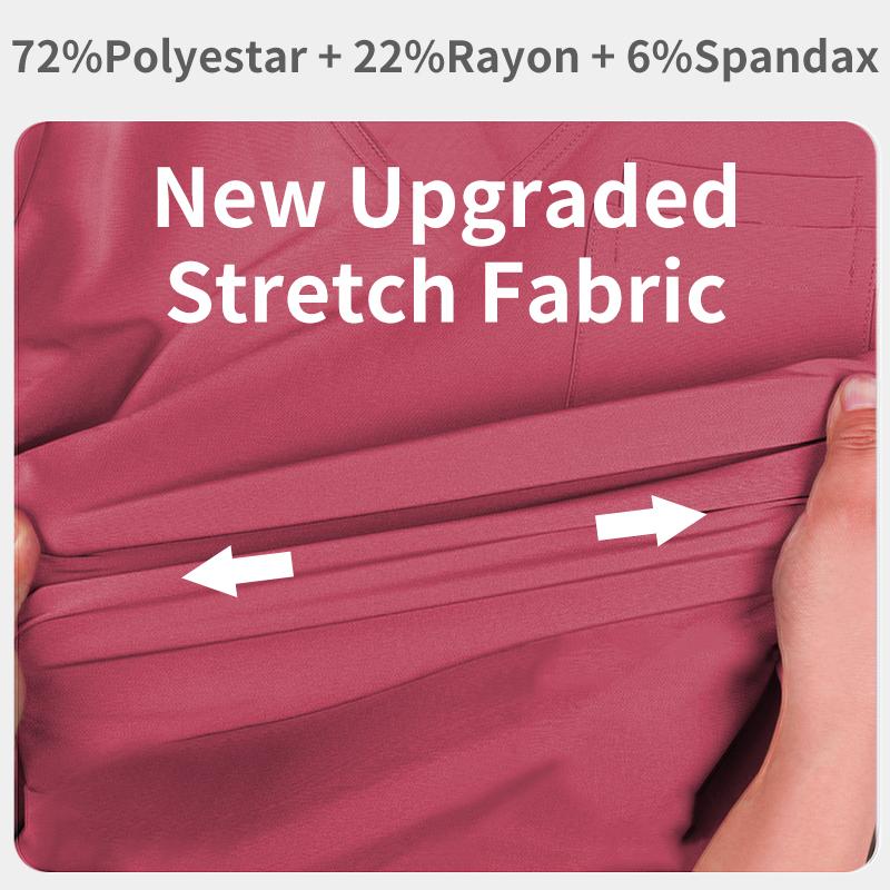 Scrubs Set for Women Soft Stretch Uniforms Unisex Hospital Workwear Dental Clinic Nurse Uniforms Nurses Accessories for Hospital