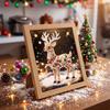 Delicate DIY Pearl Painting Kit 2D Flat Christmas Ornament  Porch Decoration