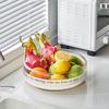 Plastic Spice Storage Tray Large Capacity Turntable Organizer Cosmetic Storage Box  Kitchen
