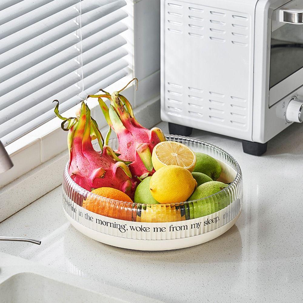Plastic Spice Storage Tray Large Capacity Turntable Organizer Cosmetic Storage Box  Kitchen