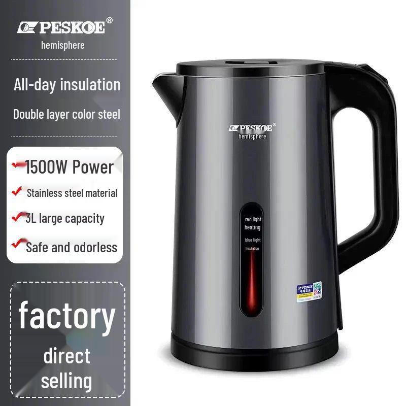 3L Large Capacity Automatic Kettle with Keep Warm Feature and High Power
