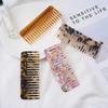 Wide Teeth Acetate Hair Combs Anti-Static Massage Hair Brush Hairdressing Colorful Hairdress Salon Styling Traveling Accessories