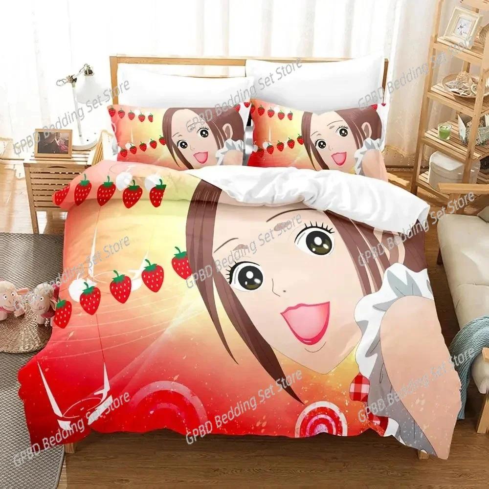 Anime Nana Black Stones Bedding Set For Bedroom Soft Modern Bedspreads Comefortable Kids Duvet Cover Quilt Cover And Pillowcase