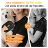 Reusable Double-Sided Pet Hair Removal Glove Anti-Static Grooming Tool for Cats Dogs Soft Brush Mitt for Furniture Carpet Cloth