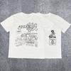 Retro Summer Ad Shortsleeved Wysd Talk Sun Roll Fun Printed American High Street Skateboard Cotton Roundneck Tshirt