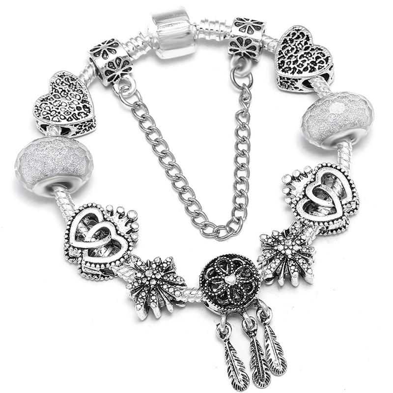 1/16cm 21cm Luxury Cutterfly Snake Chain Bracelet DIY Jewelry Gift For Women Men 41 Styles Trendy Fashion