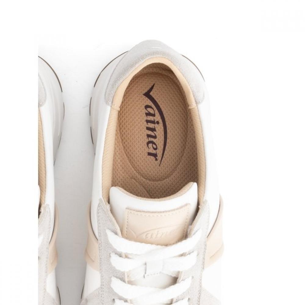 VAINER Women S Comfort SneakerS Ivory Mr26003ic