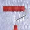 17.5cm Embossed Paint Roller Painting Brush Sleeve With Red