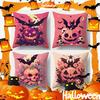 Kissenbezüge mit Halloween-KürbismusterGeeignet für Wohnzimmer Schlafzimmer Sofa dekorativer Kissenbezug Kissenbezug